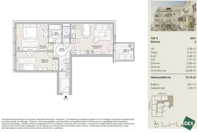 3-Zimmer-Wohnung kaufen in Wien – 72,74 m², € 393.900 – Bild 19 von 19