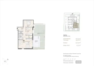 3-Zimmer-Wohnung kaufen in Ried im Innkreis – 70,75 m², € 318.000 – Bild 4 von 6
