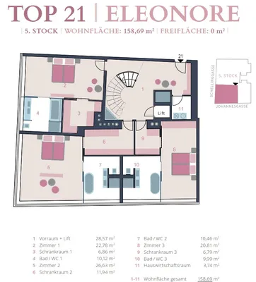 4-Zimmer-Wohnung kaufen in Wien – 328,52 m², € 7.800.000 – Bild 21 von 25