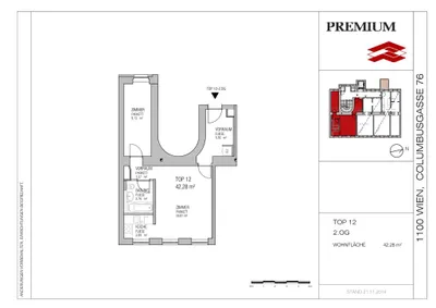 2-Zimmer-Wohnung kaufen in Wien – 42,28 m², € 189.000 – Bild 17 von 17