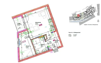 2-Zimmer-Wohnung mieten in Baden – 41,84 m², € 849 – Bild 8 von 8