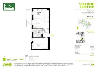 2-Zimmer-Wohnung mieten in Wien – 56,49 m², € 1.249 – Bild 29 von 29