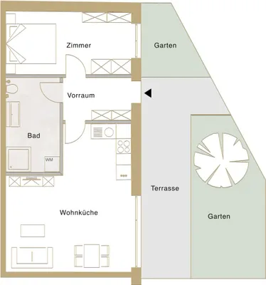 2-Zimmer-Wohnung kaufen in Mödling – 49,9 m², € 312.000 – Bild 8 von 9