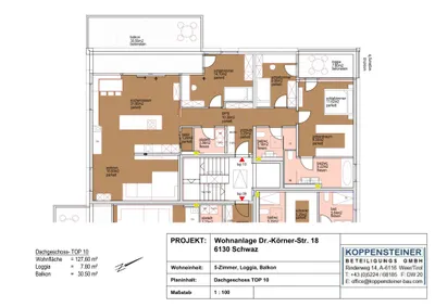 4-Zimmer-Wohnung mieten in Schwaz – 127,6 m², € 2.799 – Bild 30 von 30