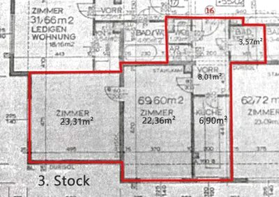 2-Zimmer-Wohnung kaufen in Wien – 69,6 m², € 270.000 – Bild 7 von 7