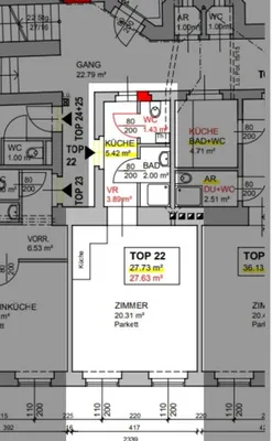 1-Zimmer-Wohnung kaufen in Wien – 28 m², € 149.900 – Bild 9 von 9