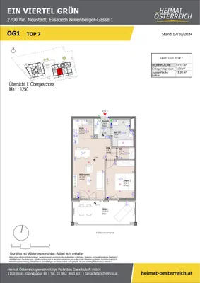 2-Zimmer-Wohnung kaufen in Wiener Neustadt – 51,18 m², € 166.282 – Bild 36 von 45