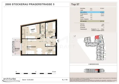2-Zimmer-Wohnung kaufen in Korneuburg – 62 m², € 307.537 – Bild 5 von 6