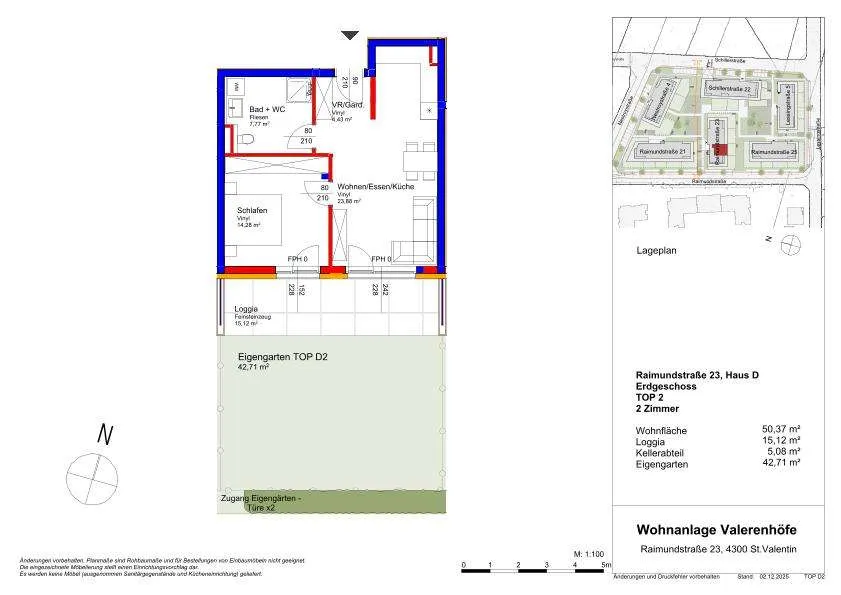 Moderne 2-Zimmerwohnungen mit Garten und Top-Ausstattung - Erstbezug! - Widok 2