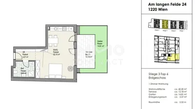 1-Zimmer-Wohnung kaufen in Wien – 42,2 m², € 320.300 – Bild 7 von 8
