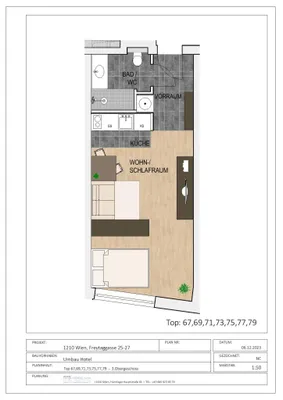 1-Zimmer-Wohnung mieten in Wien – 32 m², € 692 – Bild 15 von 15