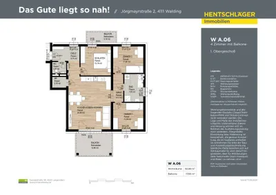4-Zimmer-Wohnung kaufen in Urfahr-Umgebung – 93,12 m², € 449.000 – Bild 5 von 5