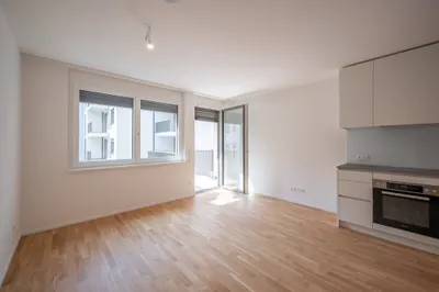 ASG IV-Qualitatives Wohnen in urbaner Lage: hochwertiger 1-Zimmer ZWEITBEZUG mit Balkon! Tischler-Einbaumöbel! +Provisionsfrei+