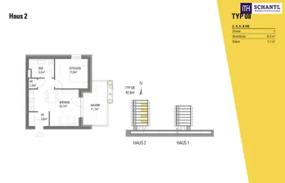 2-Zimmer-Wohnung kaufen in Klagenfurt – 31 m², € 184.000 – Bild 6 von 11