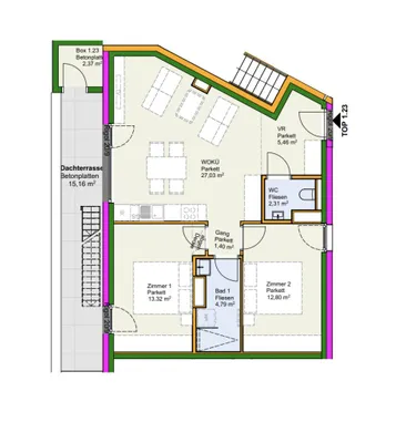 3-Zimmer-Wohnung kaufen in Neusiedl am See – 66,01 m², € 549.000 – Bild 16 von 17
