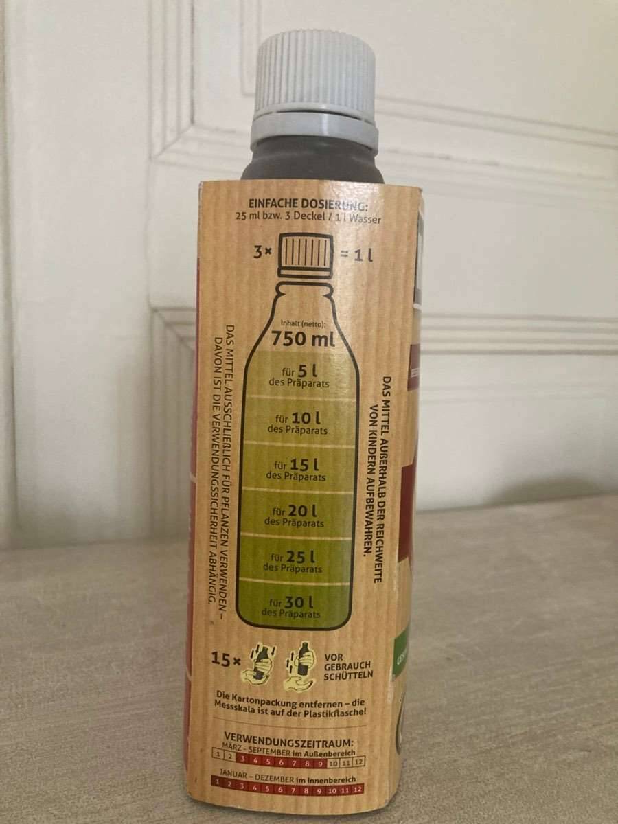 HomeOGarden Dnger Rosendnger Pflanzendnger Rosenschutzmittel  Strkungsmittel gegen Blattluse Gesunde Rosen 750 ml Homopathisches  Pflanzenhilfsmittel,  5,- (1180 Wien) - willhaben