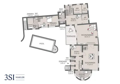 22-Zimmer-Immobilie kaufen in Mödling – 980 m² – Bild 17 von 18
