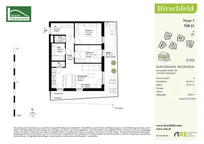 3-Zimmer-Wohnung kaufen in Wien – 66,29 m², € 408.000 – Bild 32 von 32