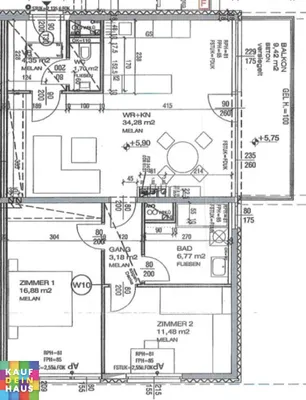 3-Zimmer-Wohnung mieten in Neusiedl am See – 78,64 m², € 933 – Bild 12 von 12