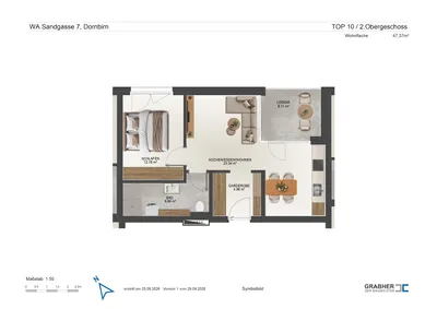 2-Zimmer-Wohnung kaufen in Dornbirn – 47,37 m², € 341.500 – Bild 6 von 6