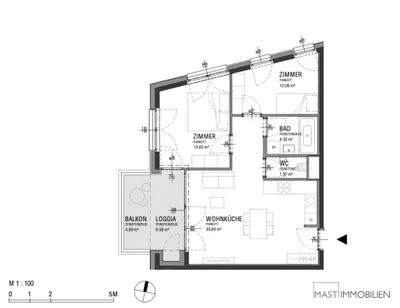 3-Zimmer-Wohnung kaufen in Wien – 67,17 m², € 411.000