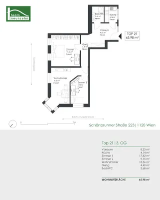 3-Zimmer-Wohnung kaufen in Wien – 65,98 m², € 349.000 – Bild 19 von 20