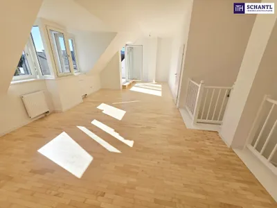 Urbaner Lifestyle! Ganz oben / Mehr Licht / Mehr Leben in Toplage des 5.Bezirks! Sonnige 3 Zimmer + Riesiges Kellerabteil mit ca. 21m² + Beste Infrastruktur und Anbindung! Schnell sein! – Bild 3