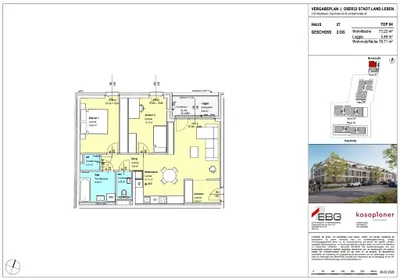 3-Zimmer-Wohnung mieten in Mistelbach – 79 m², € 790
