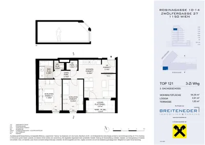 3-Zimmer-Wohnung kaufen in Wien – 54,66 m², € 439.900 – Bild 4 von 4