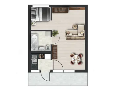 1-Zimmer-Wohnung kaufen in Innsbruck – 24,57 m², € 148.000 – Bild 11 von 12