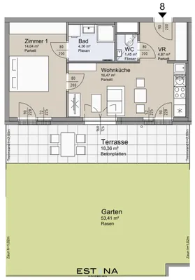 2-Zimmer-Wohnung kaufen in Wien – 41,33 m², € 334.800 – Bild 21 von 21