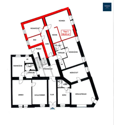 Wohnung kaufen in Graz – 59 m², € 156.000 – Bild 9 von 9