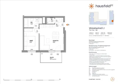2-Zimmer-Wohnung mit Balkon, 39 m², Donaustadt, Donaustadt