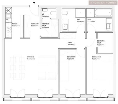 3-Zimmer-Wohnung mieten in Wien – 92 m², € 2.270 – Bild 14 von 16