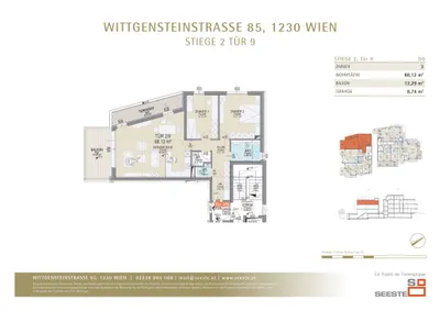 3-Zimmer-Wohnung kaufen in Wien – 88,12 m², € 839.000 – Bild 3 von 3