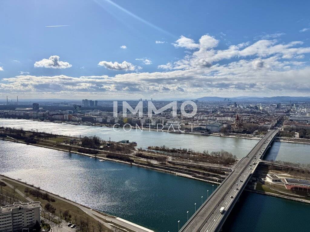 Erstbezug Studio mit Wasserblick: DC2 Tower - U1 Donauinsel, Wien