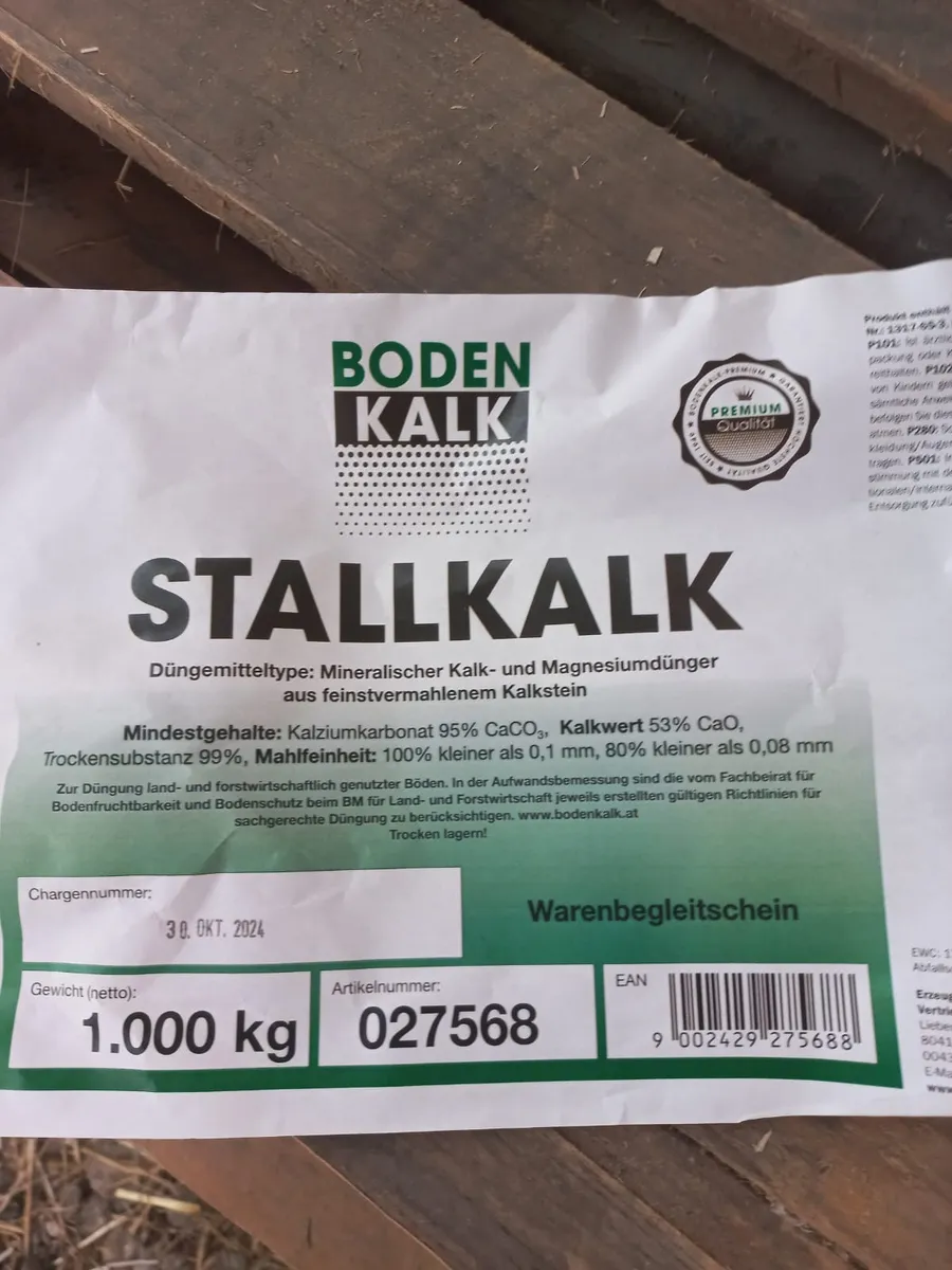 Verkaufe einen Bigbag Stallkalk