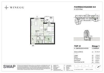 2-Zimmer-Wohnung kaufen in Wien – 41,7 m², € 289.900 – Bild 23 von 23