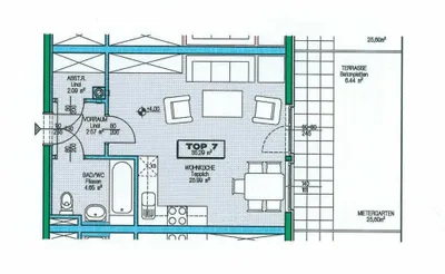1-Zimmer-Wohnung mieten in Wien – 35 m², € 736 – Bild 9 von 9