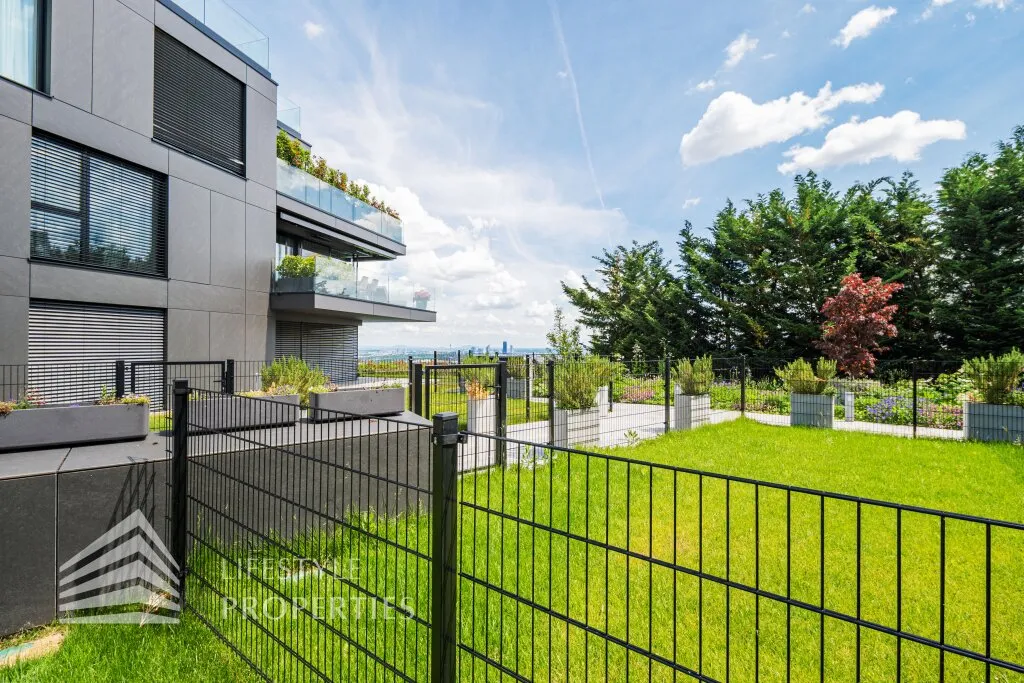 Erstbezug! Exklusive 4-Zimmer Gartenwohnung mit Traumblick über Wien - Widok 3