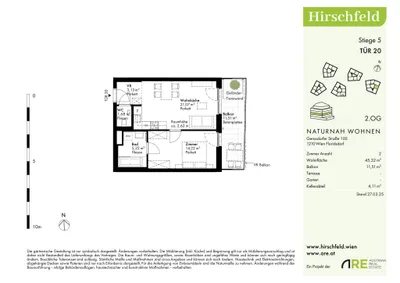 Immobilie kaufen in Wien – 45,32 m², € 241.000 – Bild 13 von 14