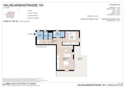 2-Zimmer-Wohnung kaufen in Wien – 52,9 m², € 495.000 – Bild 9 von 9