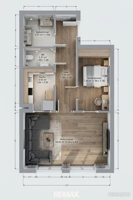2-Zimmer-Wohnung kaufen in Voitsberg – 46 m², € 68.500 – Bild 9 von 9
