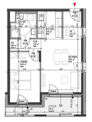 2-Zimmer-Wohnung mieten in Wien – 52 m², € 1.090 – Bild 10 von 10