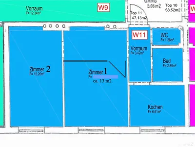 2-Zimmer-Wohnung mieten in Graz – 47,13 m², € 672 – Bild 12 von 12
