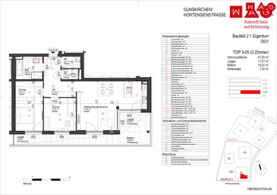 3-Zimmer-Wohnung kaufen in Wels-Land – 81,05 m², € 344.000 – Bild 6 von 6