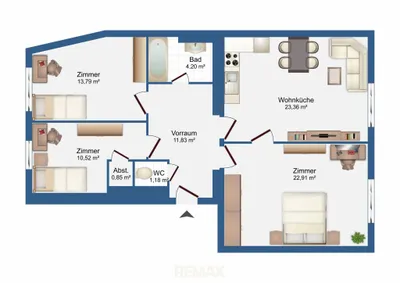 4-Zimmer-Wohnung kaufen in Wien – 89 m², € 490.000 – Bild 13 von 13