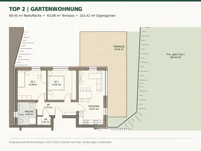 3-Zimmer-Wohnung kaufen in Wolfsberg – 69,45 m² – Bild 2 von 3
