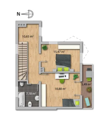 3-Zimmer-Haus kaufen in Innsbruck – 106,09 m², € 949.000 – Bild 6 von 7
