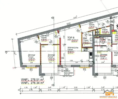 3-Zimmer-Wohnung mieten in Wien – 79,24 m², € 1.300 – Bild 12 von 12
